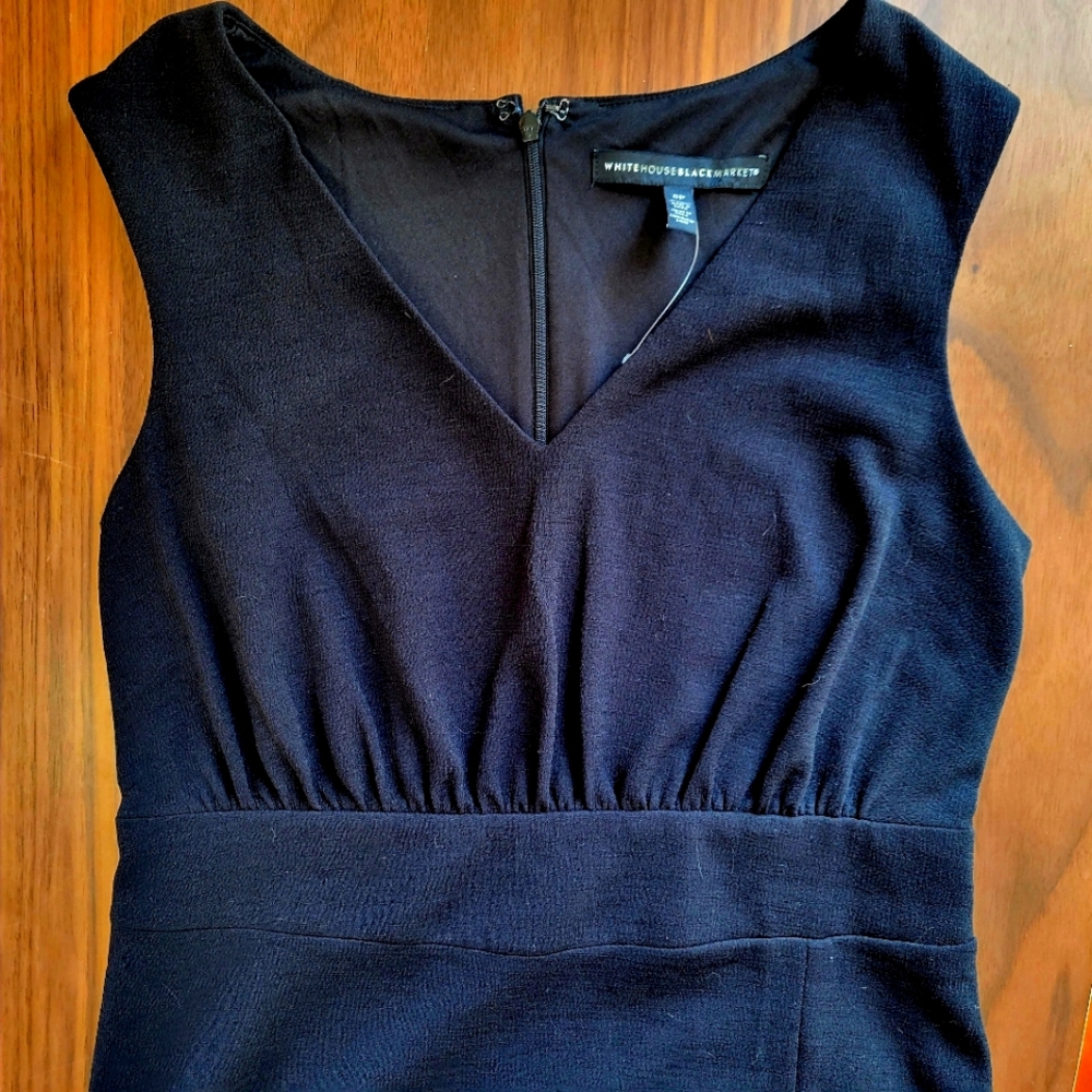 NWOT White House Black Market Little Black Dress LBD 6P